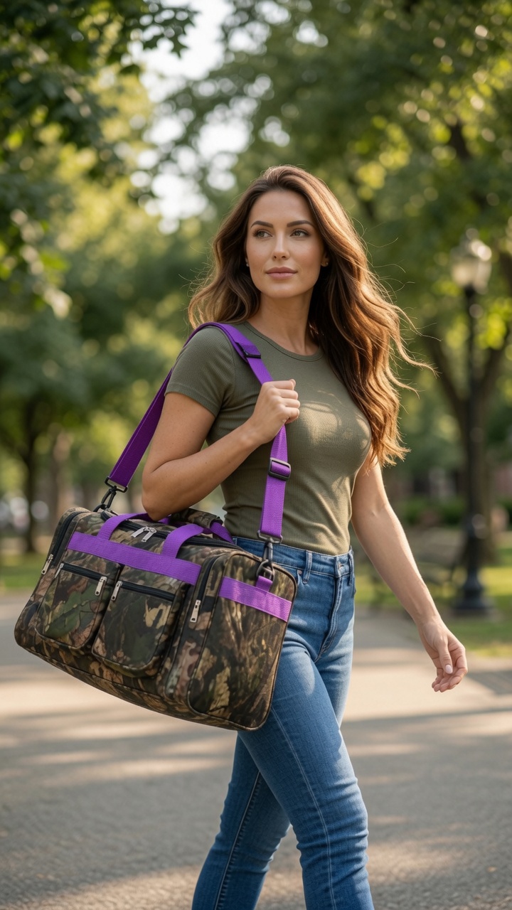 Camo Duffel Bag