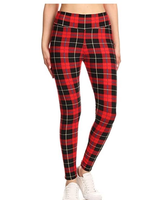 Buffalo Plaid Legging in Red - Get great deals at FabKids