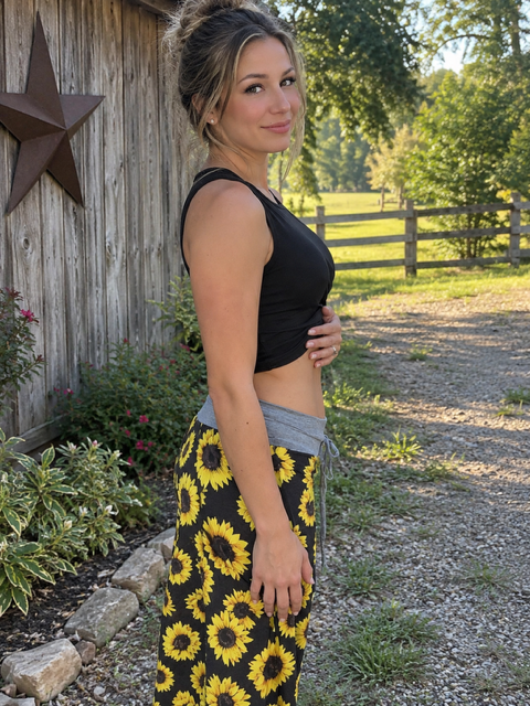 Sunflower Smash Lounge Pants - Image 2