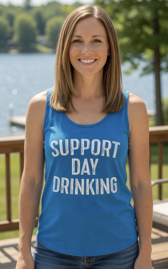 Support Day Drinking Graphic Tank