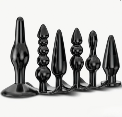 Nightscapes 6-Piece Anal Plug Set