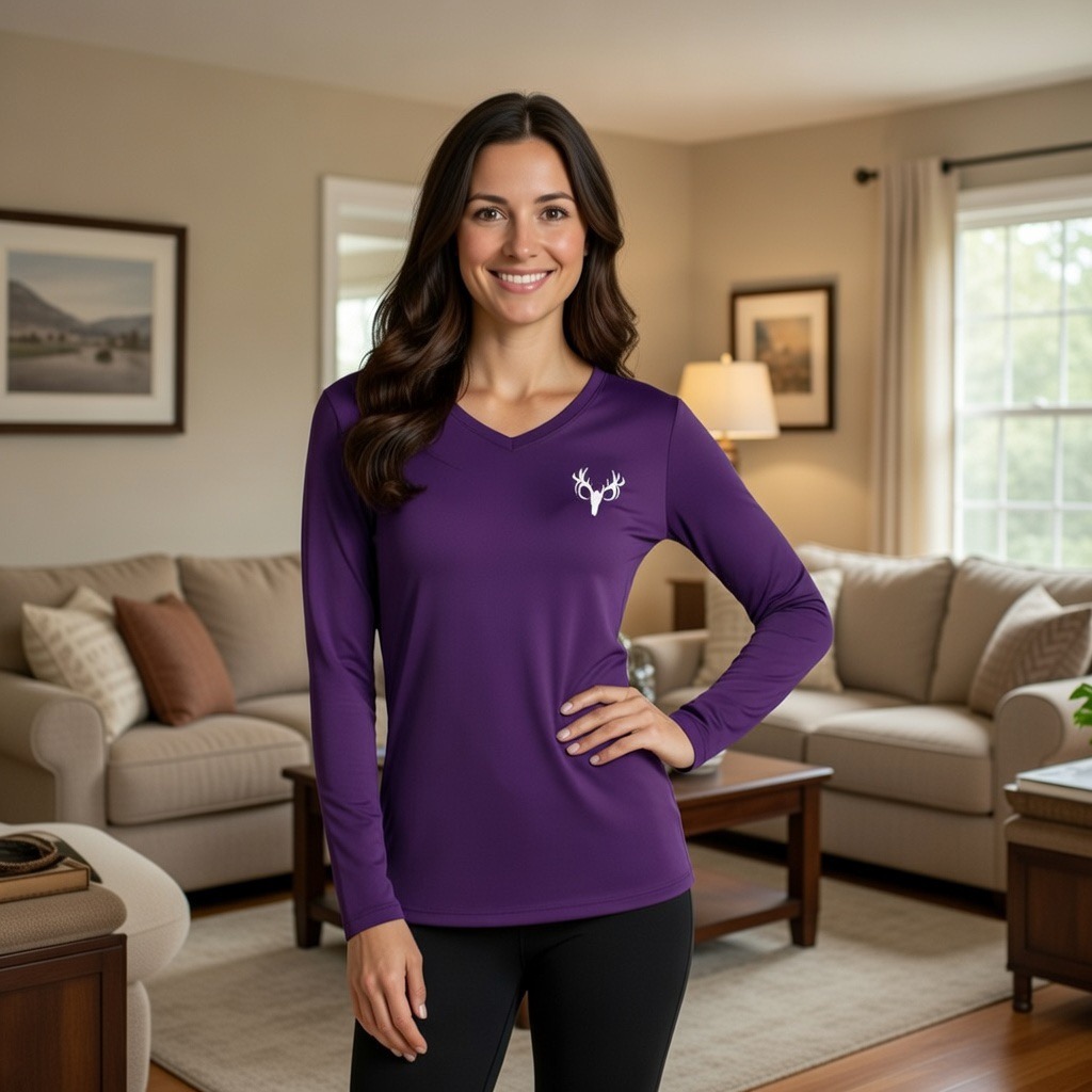 Deer Skull Long Sleeve Top - Image 2