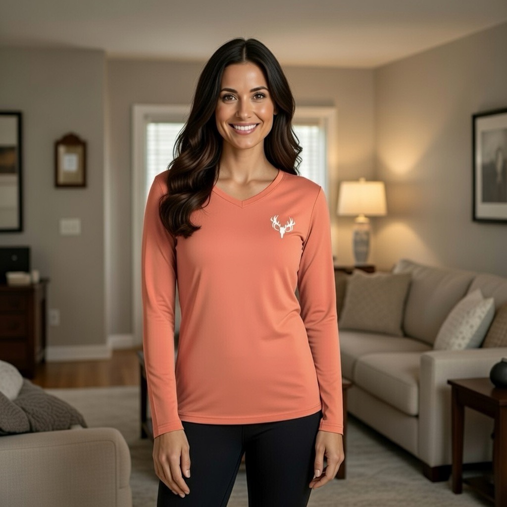 Deer Skull Long Sleeve Top - Image 4