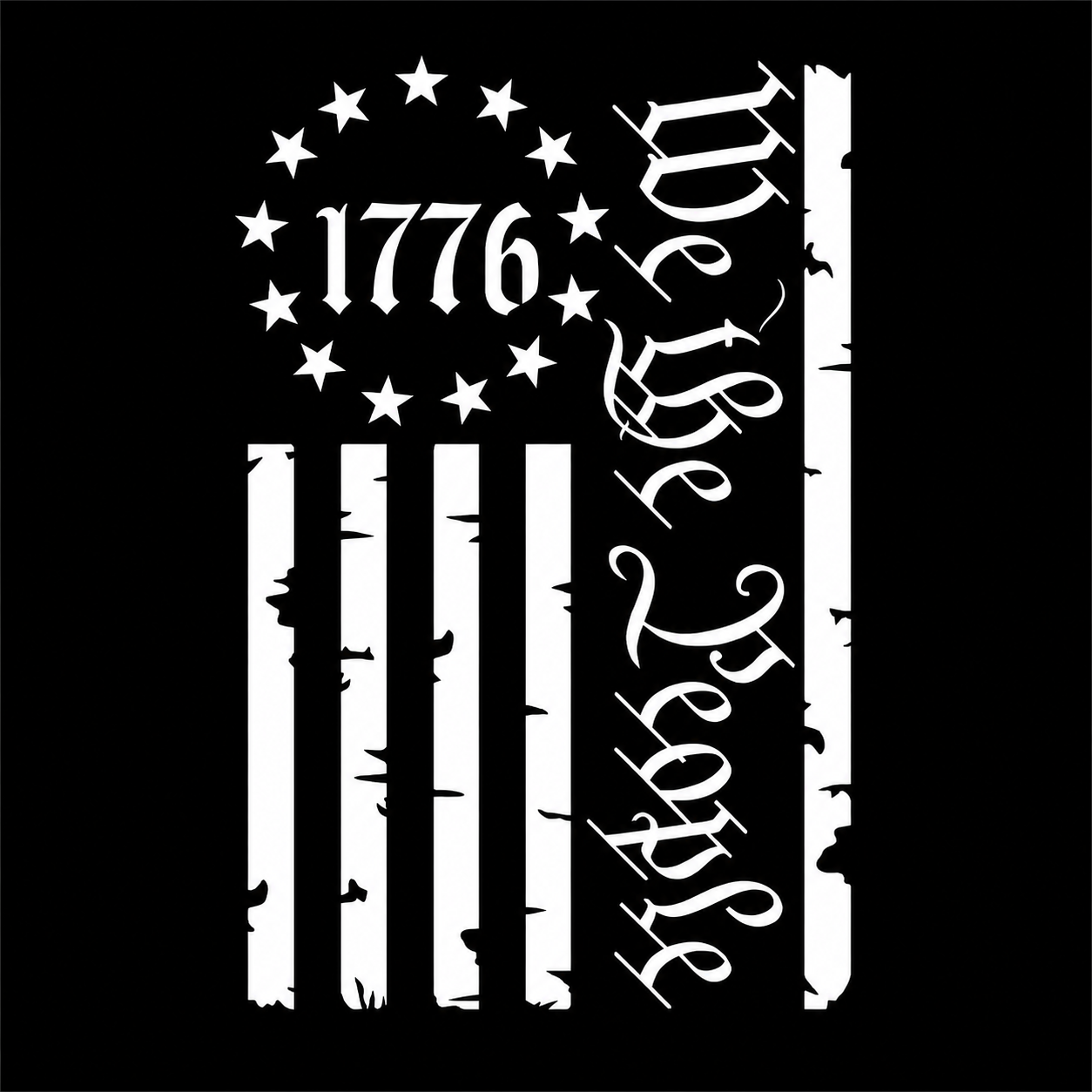 We The People Decal